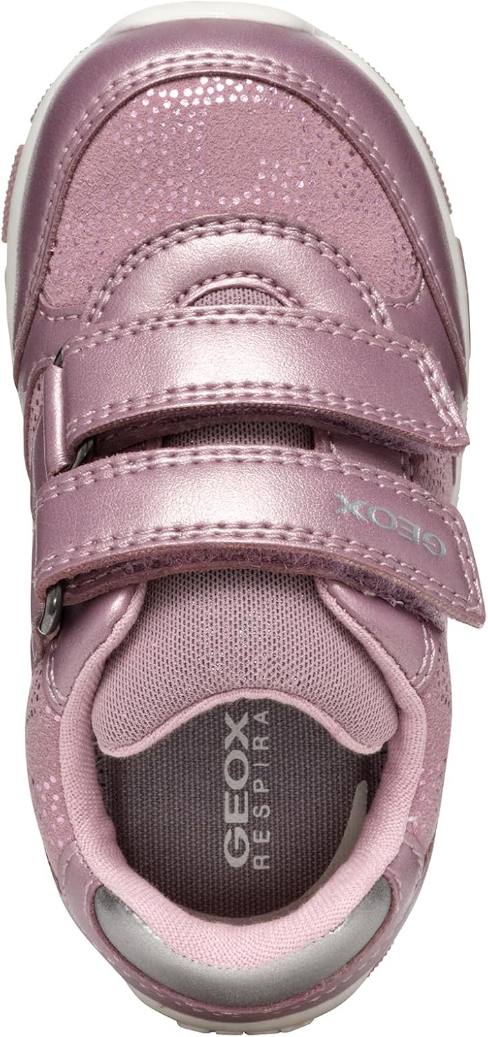 Detalle de Geox B Heira Girl A BasketBébé Fille : tendance et simplicité pour les premières baskets