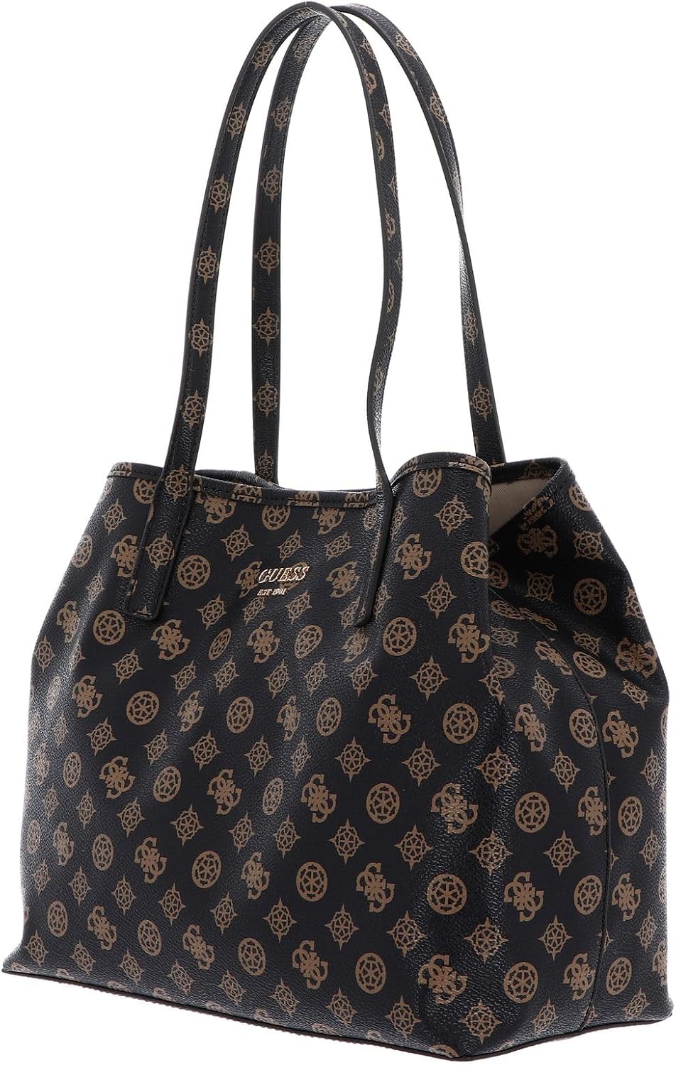 Detalle 2 de GUESS Vikky II Tote Women Brown – Taille unique