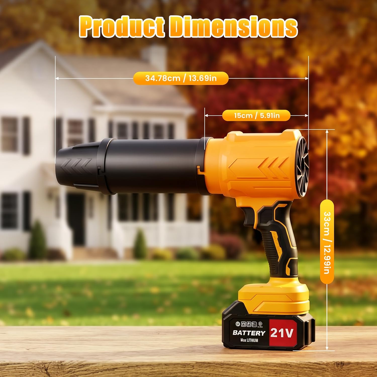 Thumbnail 6 de Cordless Leaf Blower with 4.0Ah Batteries