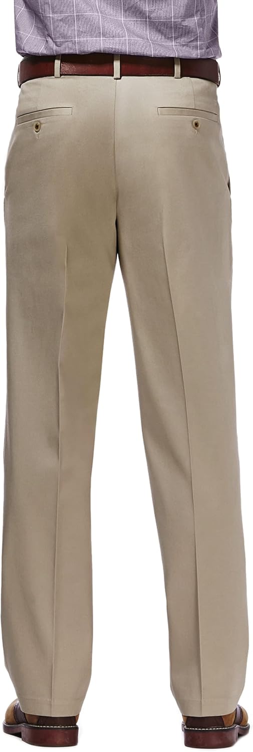 Thumbnail 2 de Haggar Men's Premium No Iron Khaki Classic Fit Pants