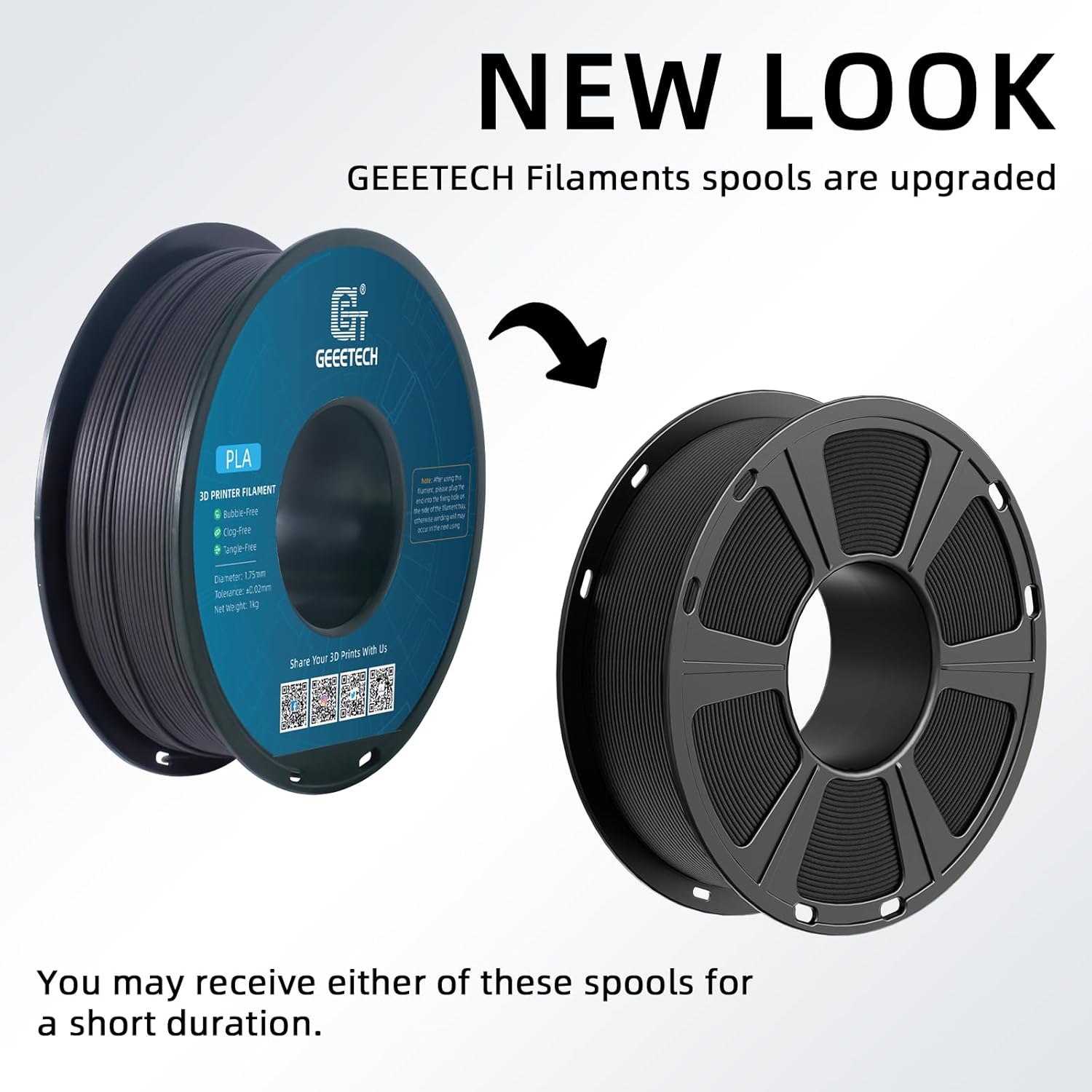 Thumbnail 6 de GEEETECH Upgrade PLA Filament 1,75 mm (Orange) – 1 kg Spule