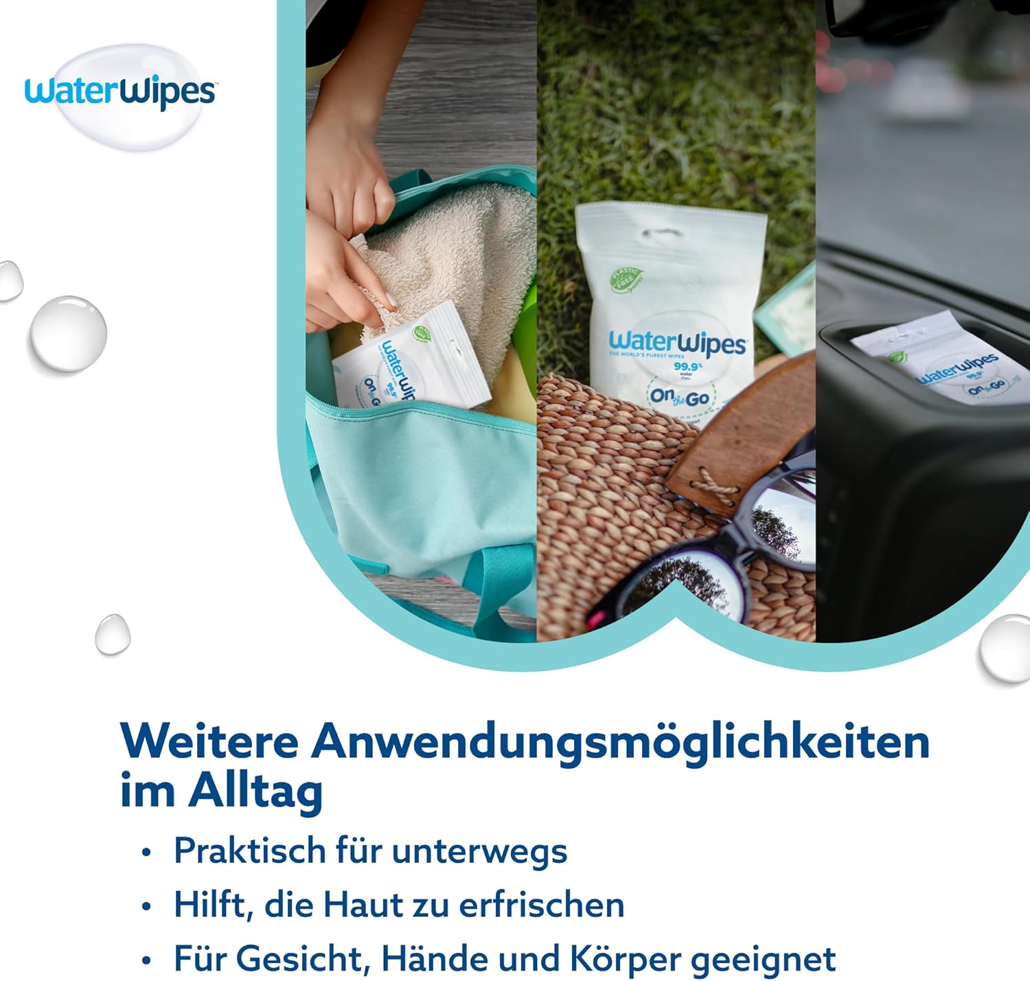Thumbnail 5 de WaterWipes Sensitive+ Feuchttücher 100 Stück