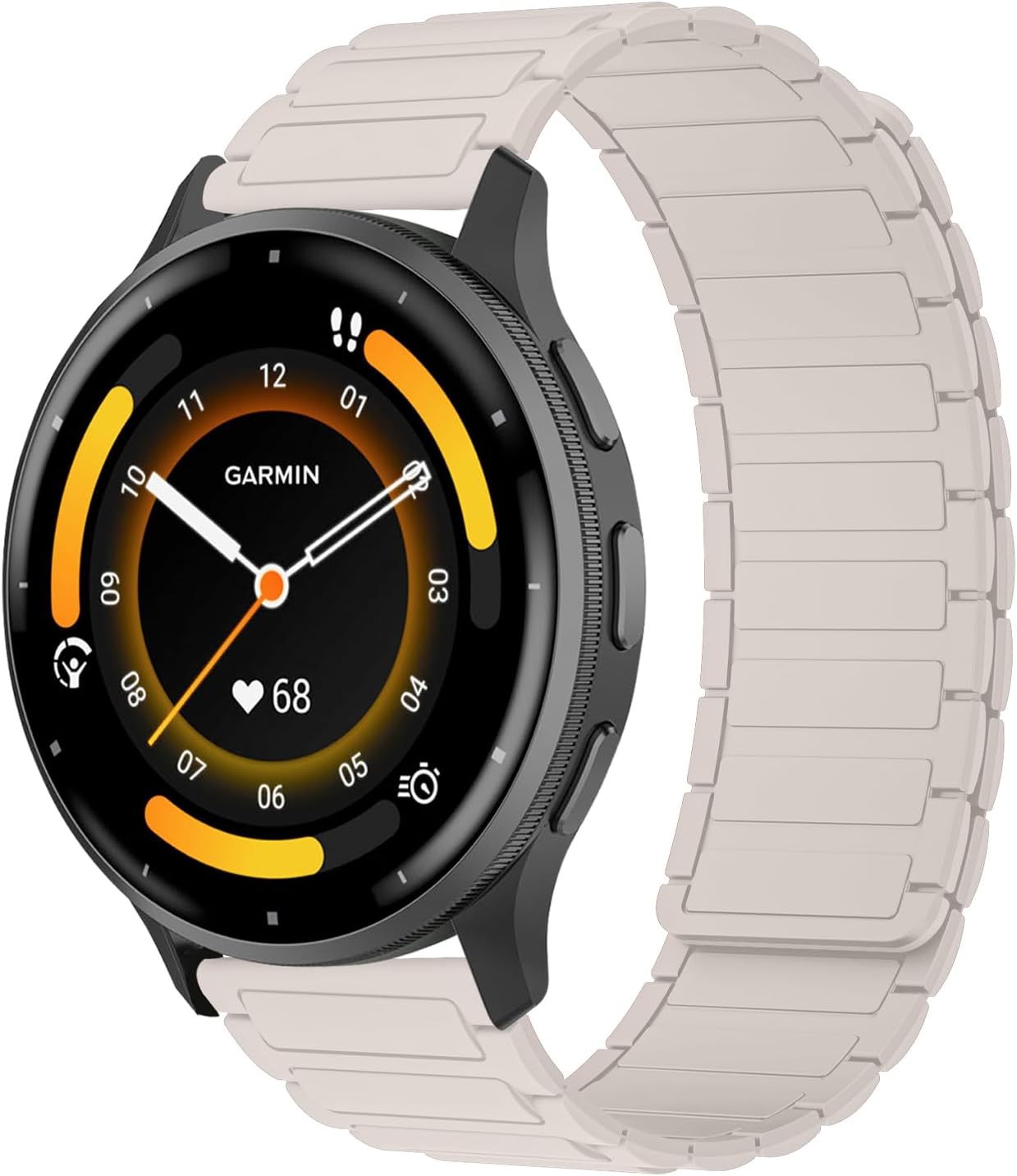Detalle de RosMank 22mm Silicone Watch Band – Magnetic, Versatile Compatibility for Garmin and More