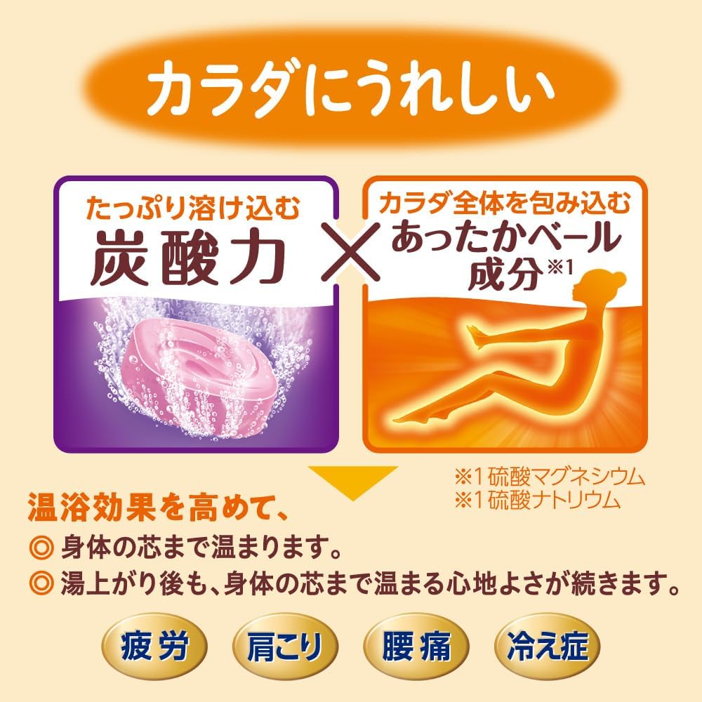Detalle de バブ ナイトアロマ 薬用炭酸入浴剤 4つの香り・12錠×2個