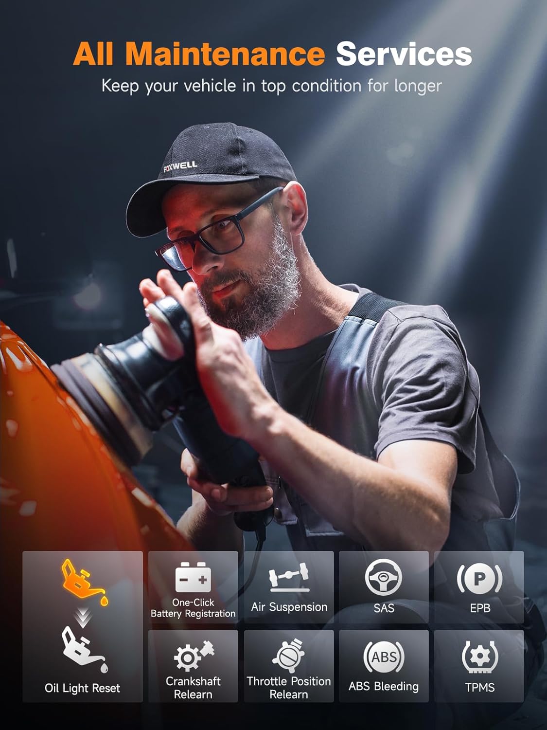 Thumbnail 5 de FOXWELL NT510 Elite: GM OBD2 Bi-Directional Diagnostic Tool for Engine, ABS, SRS & More