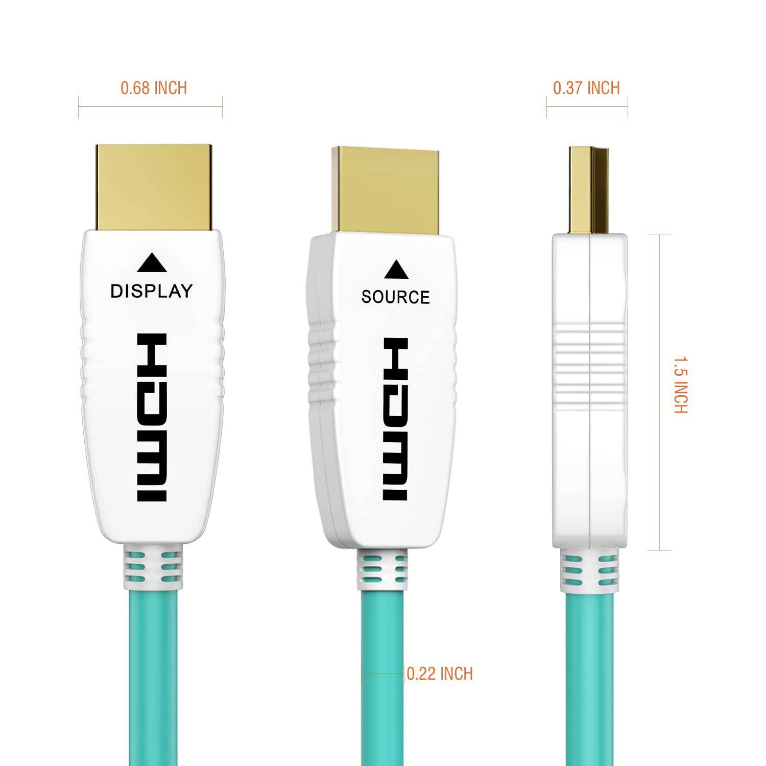 Thumbnail 6 de RUIPRO 8K Fibre Optic HDMI Cable 5M – Ultra High Speed HDMI 2.1 (48Gbps) for 8K/4K Signalling