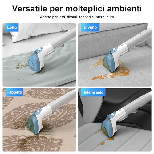 Detalle 2 de Rivenara Lavatappeti Aspirapolvere Tessuti Divani – 450 W, Lavà Tappezzeria, Asciuga e Aspira