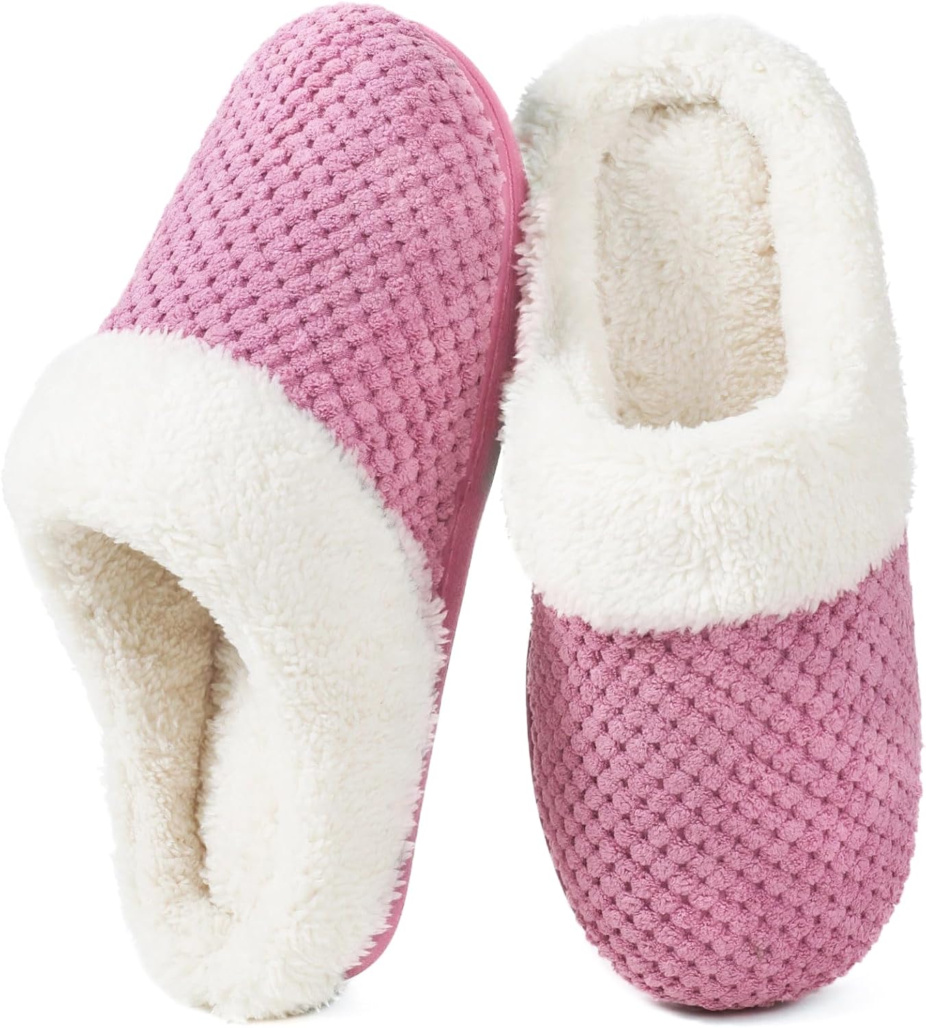 Detalle de ULTRAIDEAS Women's Fleece House Slippers