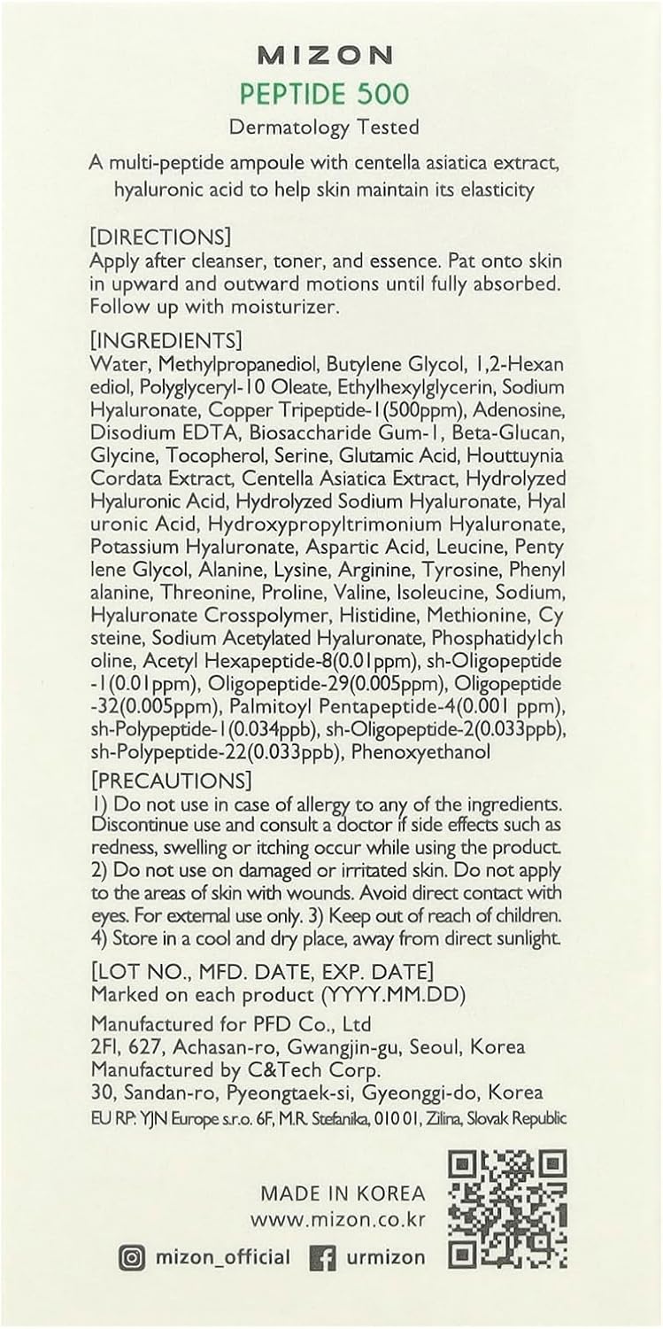 Detalle de MIZON ORIGINAL SKIN ENERGY PEPTIDE 500 30 ml
