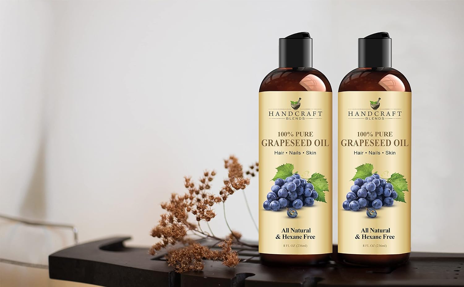 Thumbnail 5 de Handcraft Blends grape8 Grapeseed Oil, 8 fl oz Cold-Pressed Carrier Oil