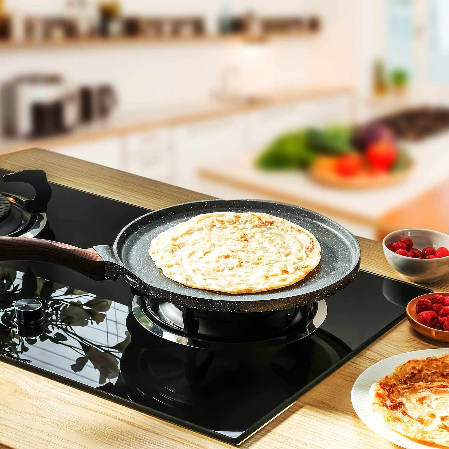 Thumbnail 5 de SENSARTE Crepe Pfanne 30 cm – Schweizer Granit Antihaftbeschichtung, induktionsgeeignet