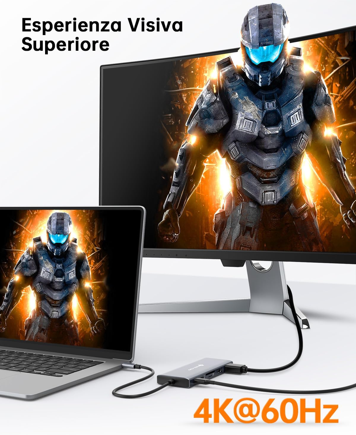Thumbnail 2 de NOVOO Docking Station 12‑in‑1 Triplo Display