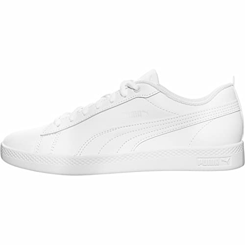 Detalle de PUMA Smash Wns v2 L Sneakers Mujer, Puma White-Puma White | 36 EU