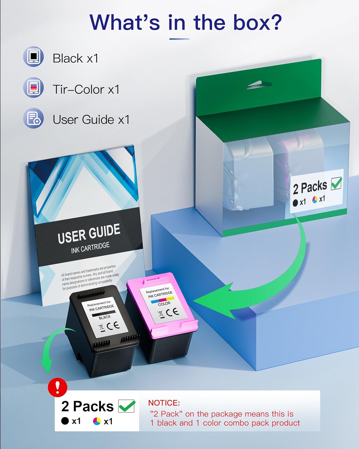 Thumbnail 6 de VVQV PG-560XL CL-561XL Multipack Druckerpatronen 🖨️