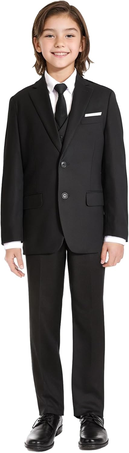 Thumbnail 1 de Marvelous World Boys' Slim Fit Suit Set 👔