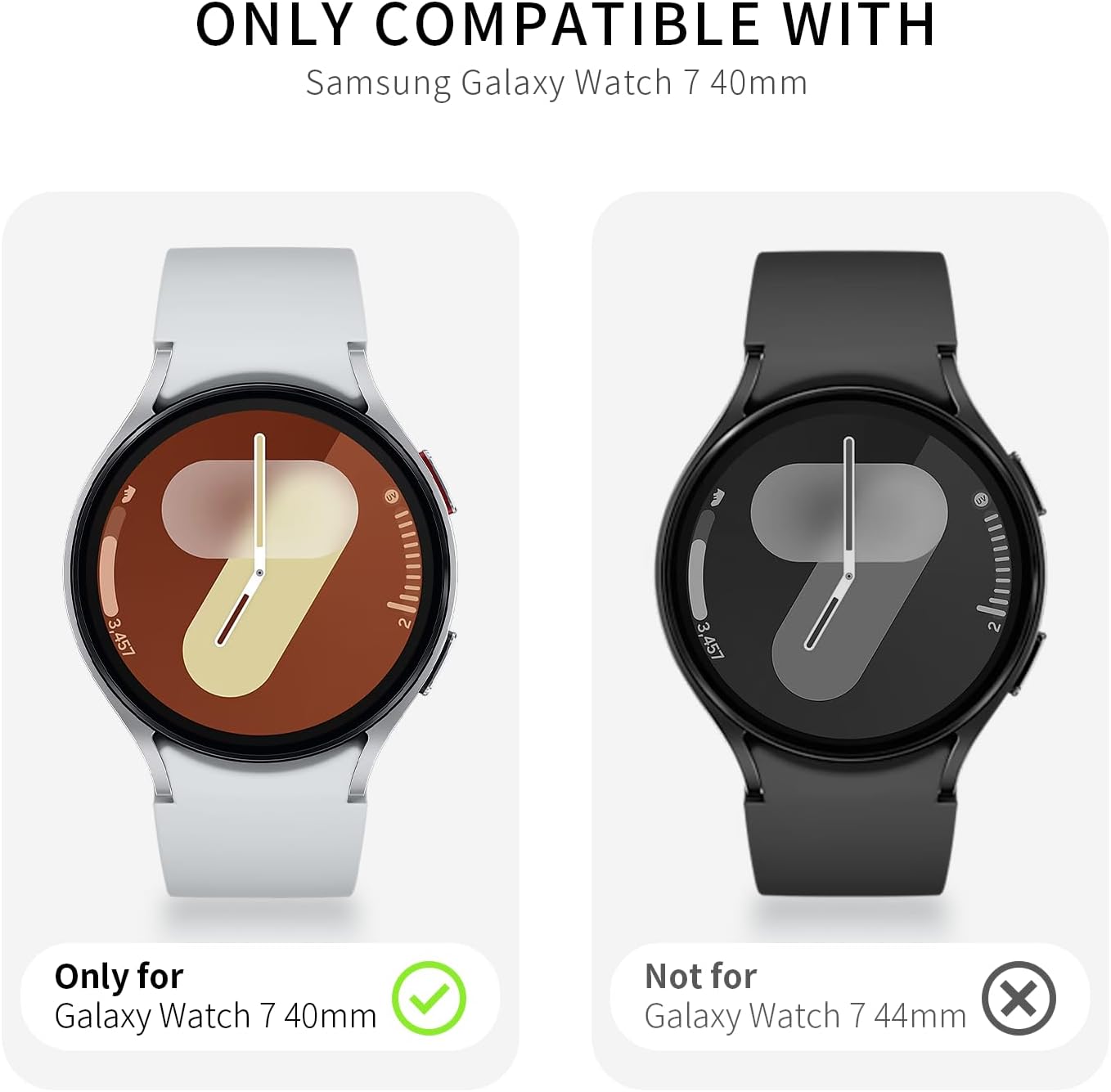 Thumbnail 5 de Landhoo 6+6 Pack Galaxy Watch7 40mm screen protector