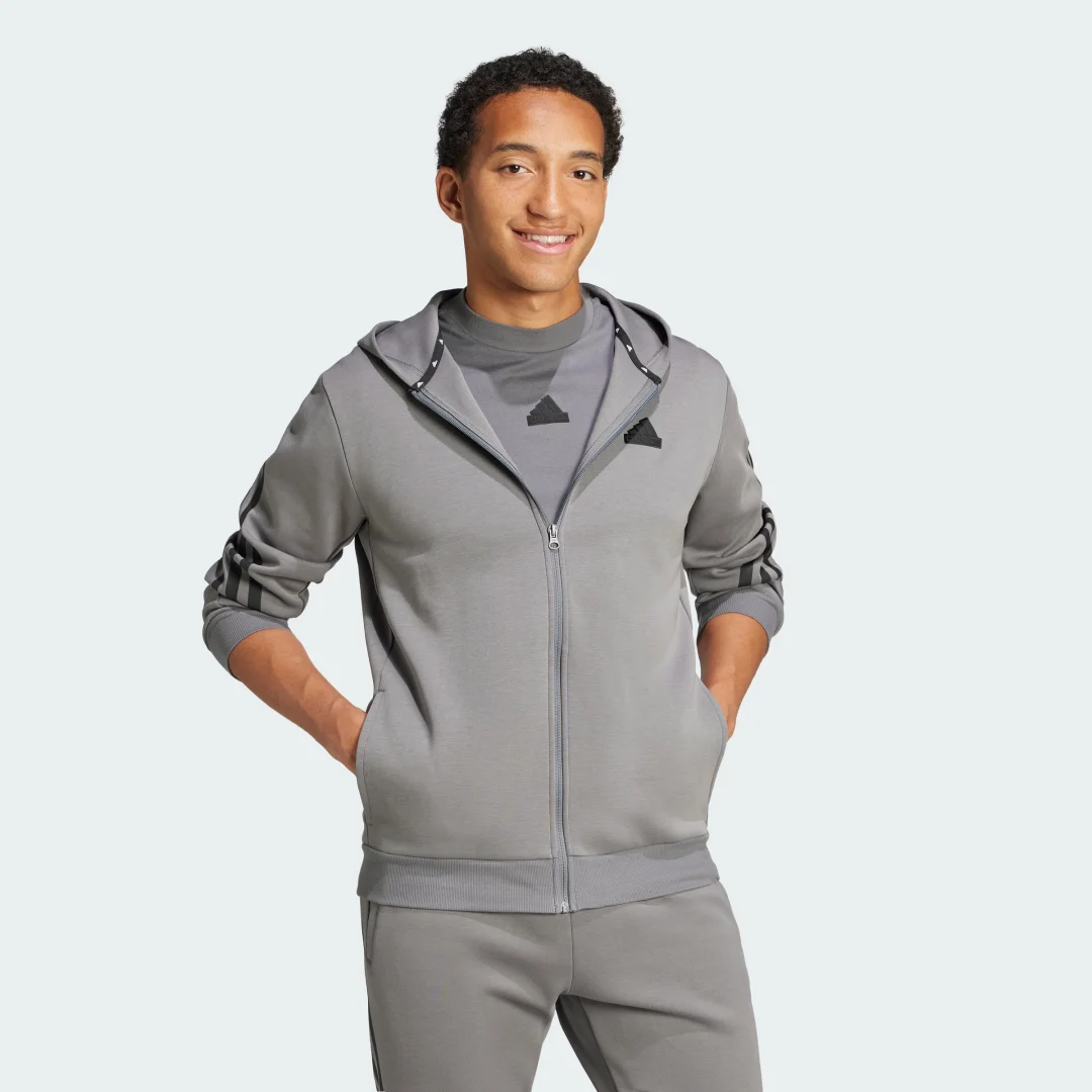 Thumbnail 2 de Chaqueta con capucha Future Icons 3 bandas de Adidas