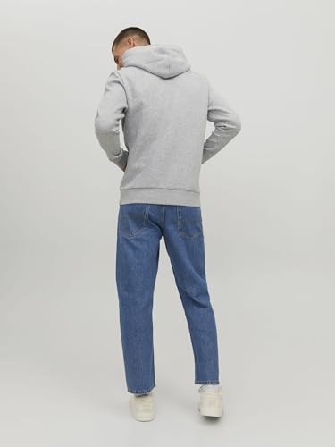 Thumbnail 4 de JACK & JONES Hombre Logo Sudadera con Capucha Clásico – Gris, Talla L