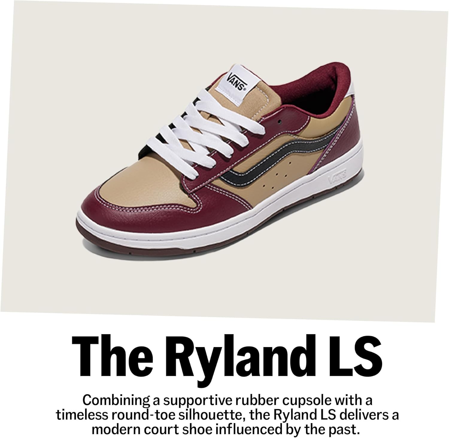 Thumbnail 6 de Vans Ryland LS Scarpe da ginnastica donna in bianco e nero
