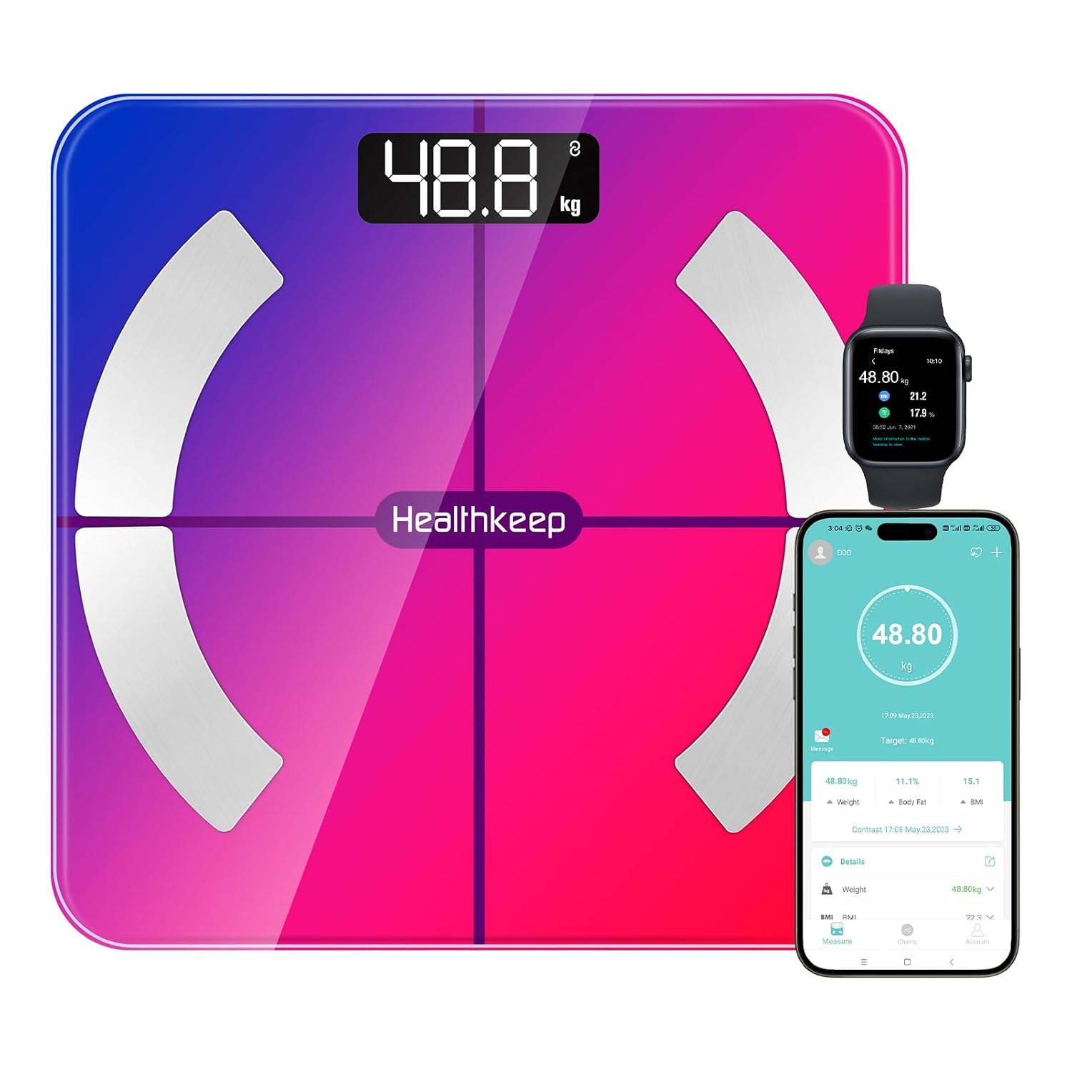 Thumbnail 6 de Healthkeep Bilancia Intelligente Impedenziometrica Bluetooth