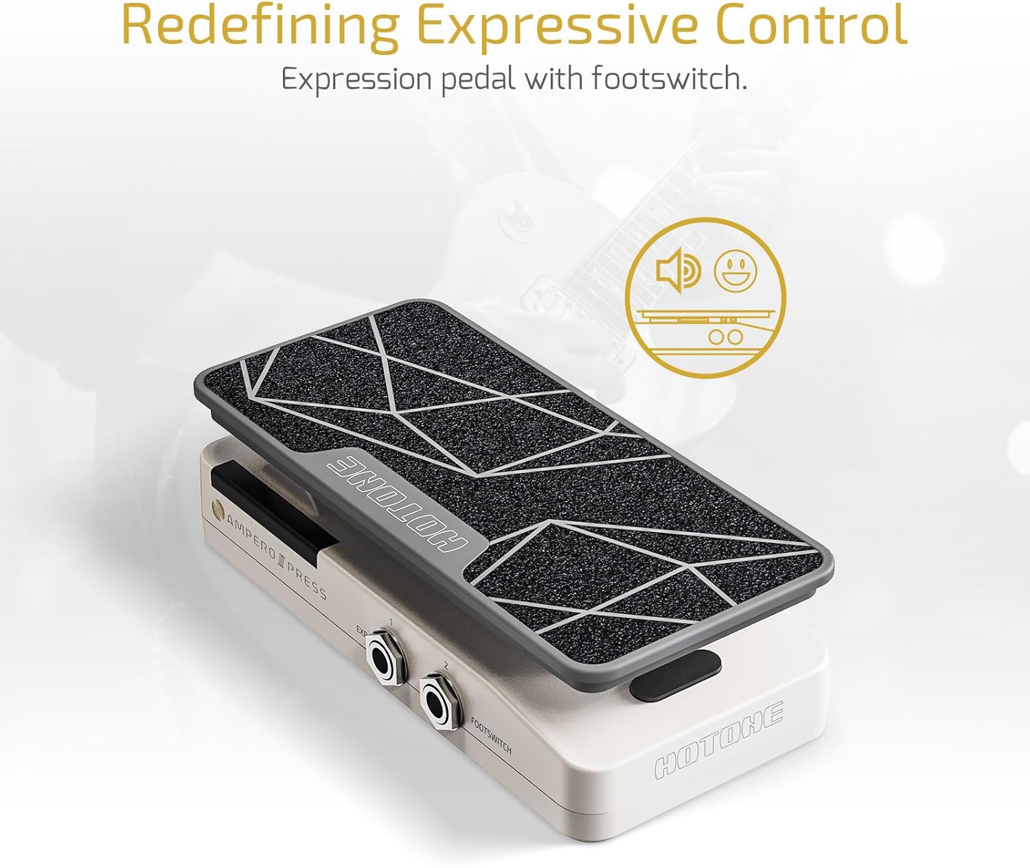 Detalle de HOTONE SP-35 Ampero II Press Passive Expression Pedal with Footswitch