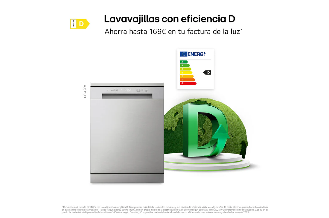 Thumbnail 4 de LG DF142FV Outlet lavavajillas inox antihuellas D-DF142FV