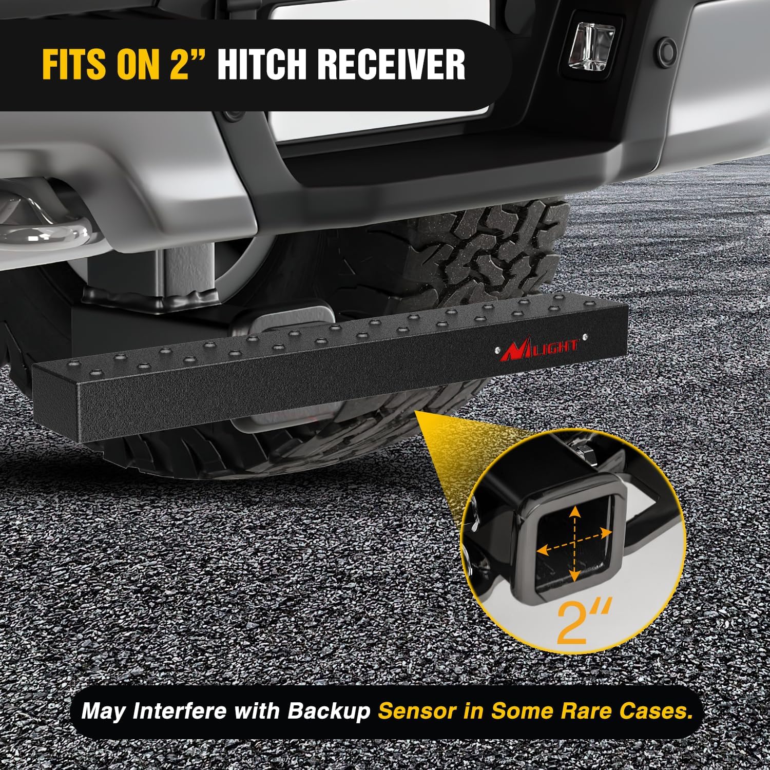 Thumbnail 5 de Nilight Hitch Step 23.5" for 2" Receiver