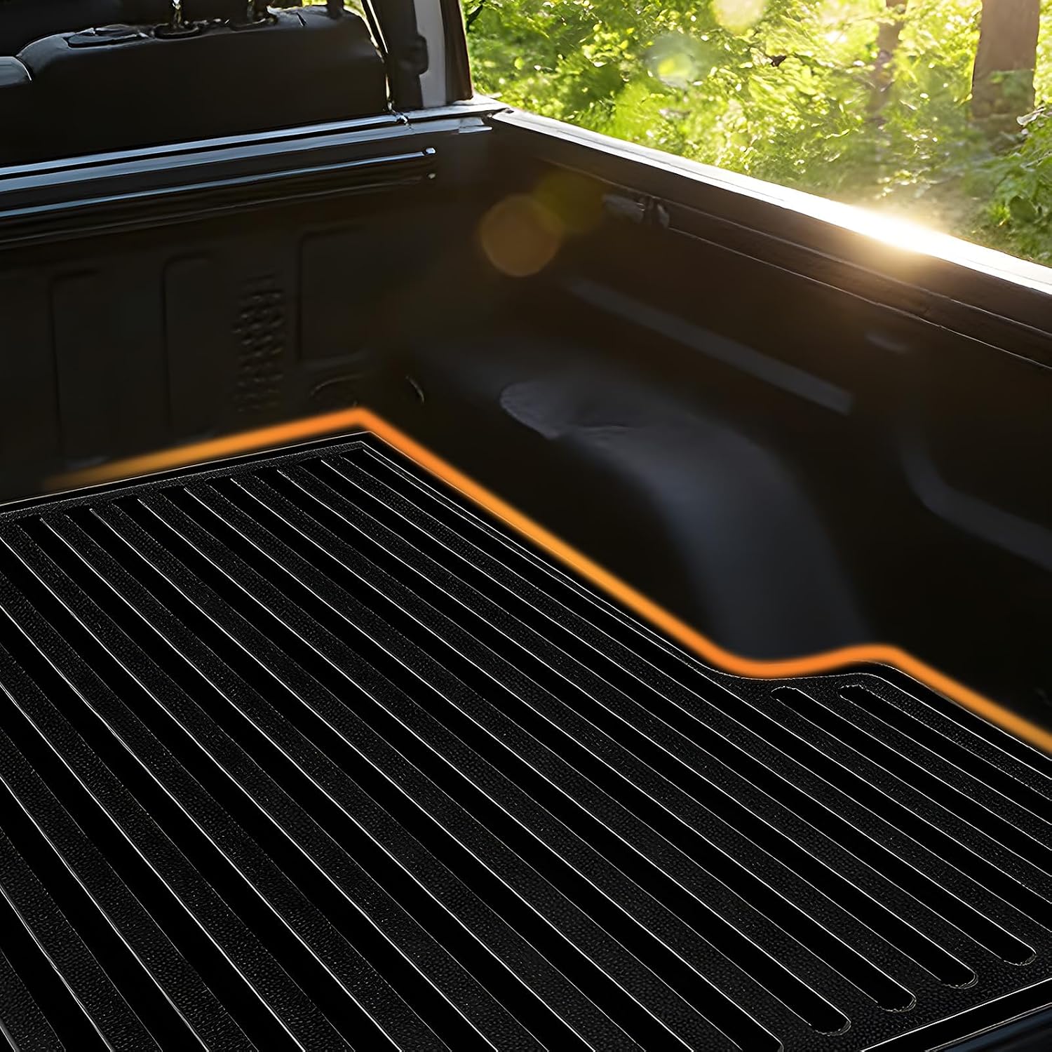 Detalle de GEEDAR Truck Bed Mat for Jeep Gladiator JT 5-ft