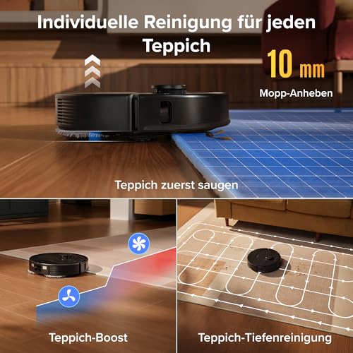 Thumbnail 6 de roborock Qrevo S Pro Saugroboter mit Wischfunktion – 18.500 Pa