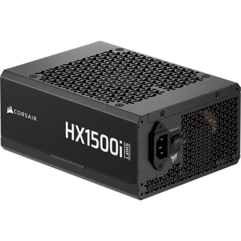 Detalle de Corsair HX1500i SHIFT: Fuente de Alimentación modular 1500 W con iCUE LINK y eficiencia Platino