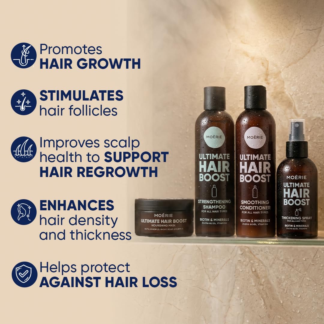 Thumbnail 1 de Moérie Hair Growth Set: Shampoo, Conditioner, Spray & Mask for Thinning Hair