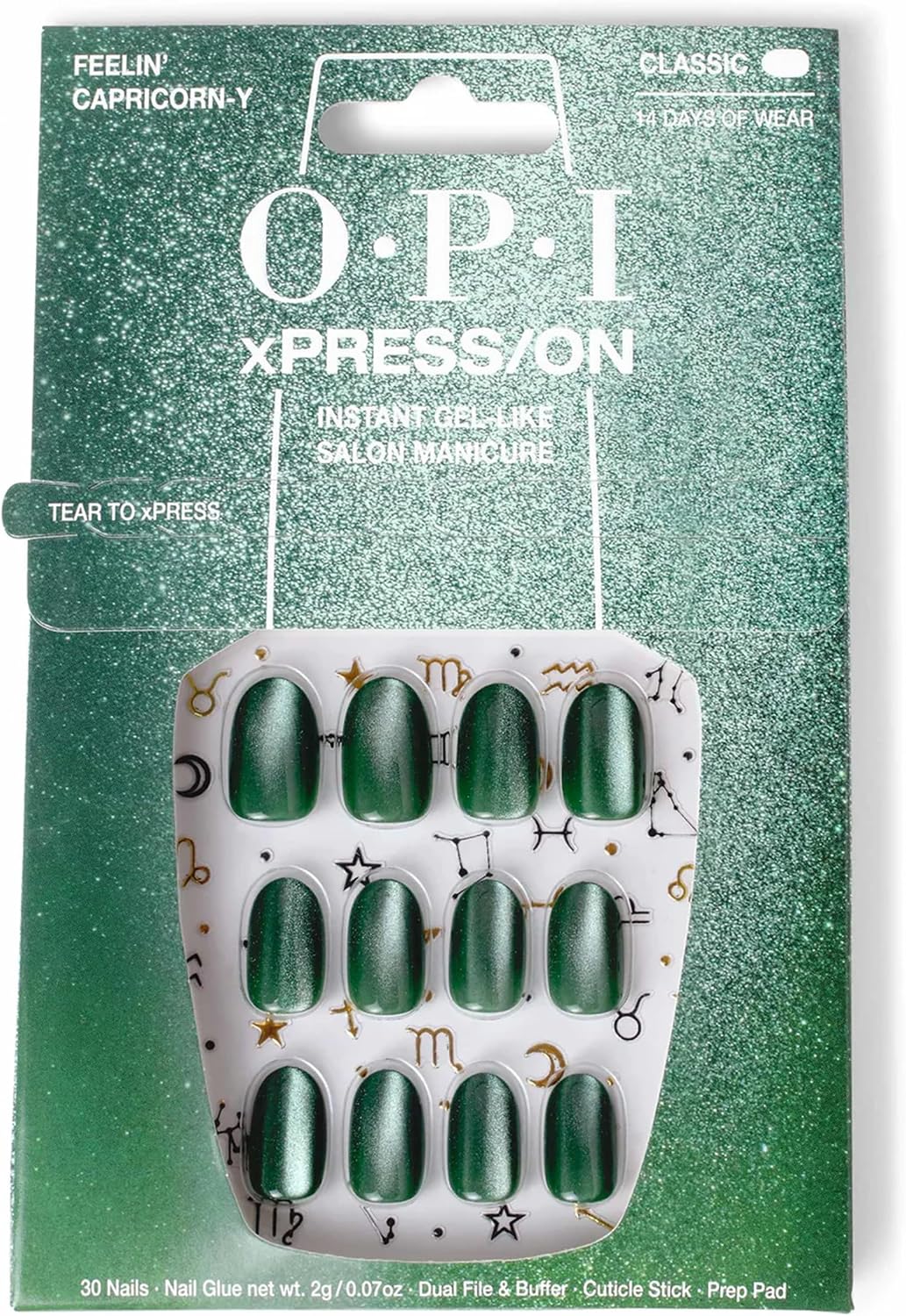 Thumbnail 6 de OPI xPRESS/On Press On Nails – French Tip & Pattern Designs (Long & Short, Round & Oval) with Nail Glue – 30 pcs