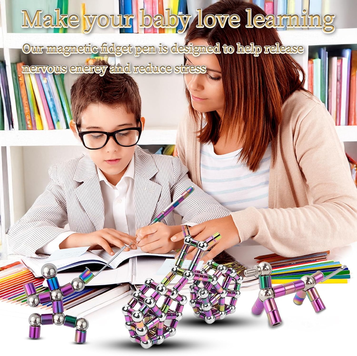 Thumbnail 3 de CNMTCCO Magnetic Fidget Pen for Teens 🖊️