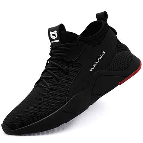 Detalle de SUADEX Steel Toe Cap Trainers: Safe, Lightweight Work Shoes for Men and Women