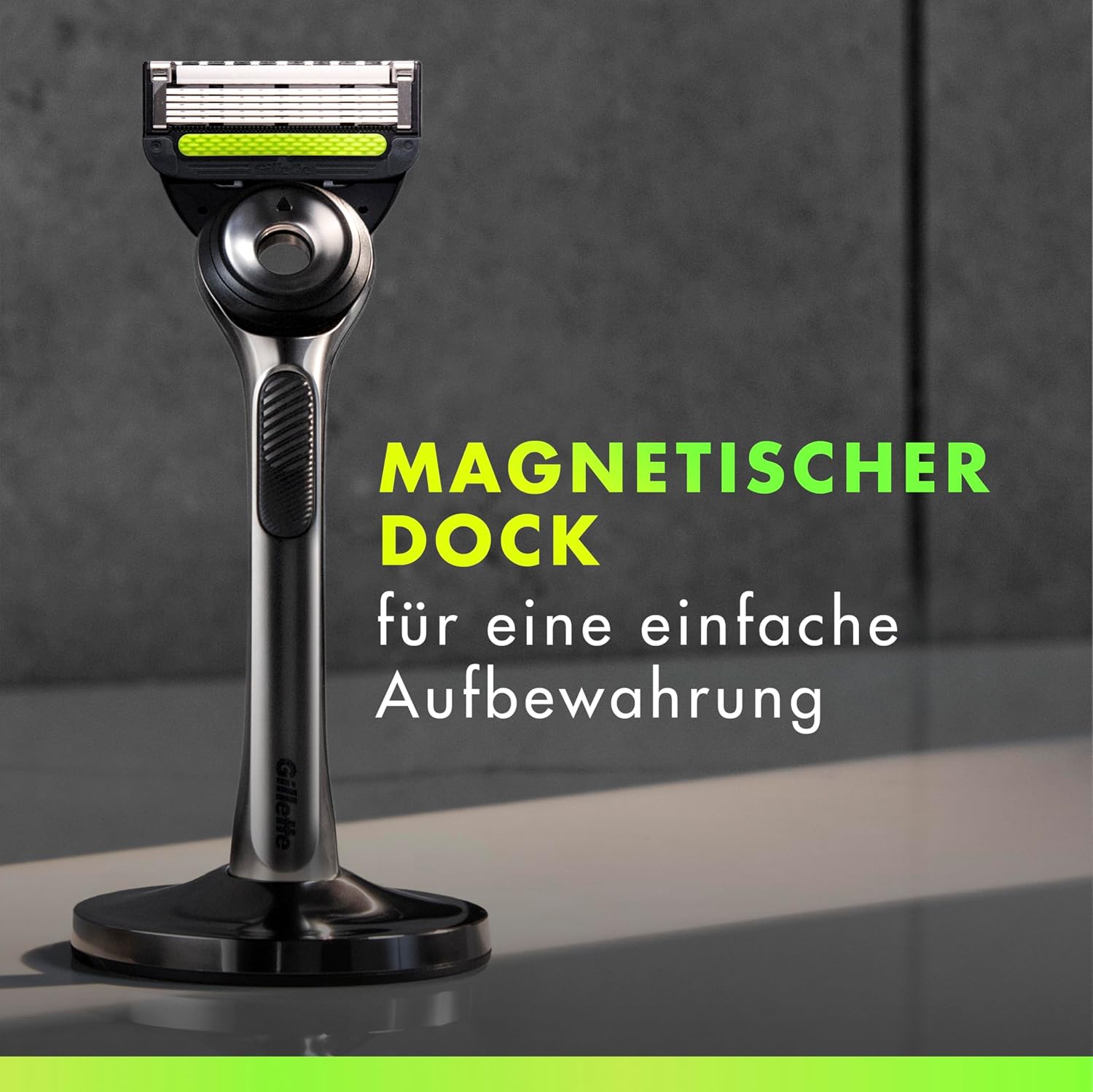 Detalle 2 de Gillette Labs Rasierer mit Reinigungs‑Element, 5 Klingen 🪒