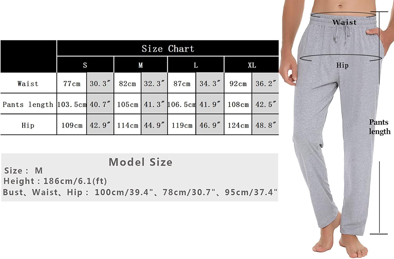 Thumbnail 6 de Litherday Pantalones de pijama largos 100% algodón