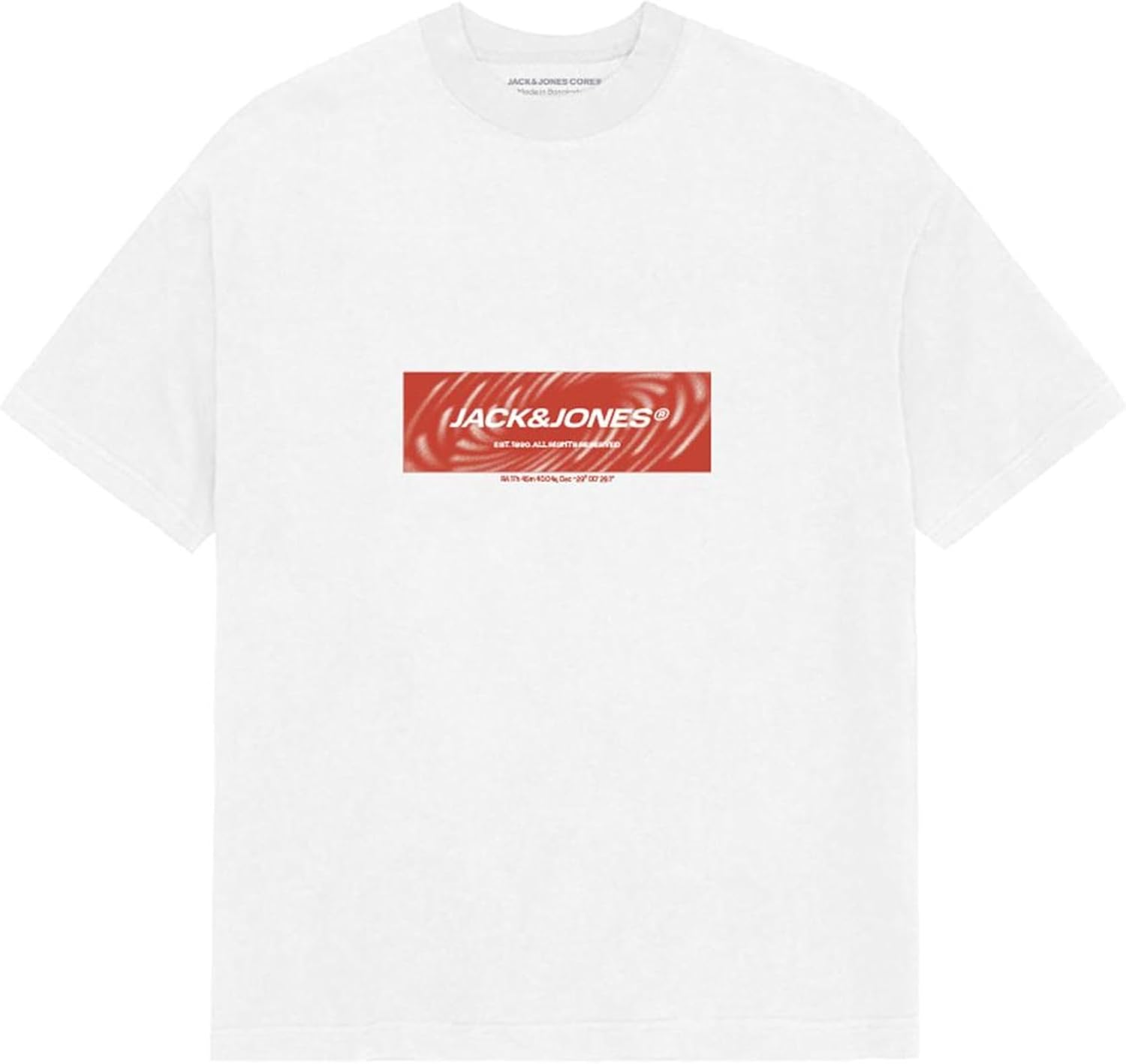 Detalle 2 de Jack & Jones Jcorecharge Front Print SS Crew Neck pour Homme