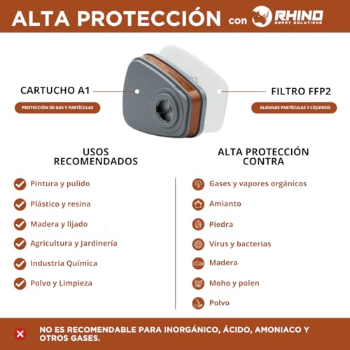 Thumbnail 6 de RHINO Smart Solutions mascarilla respiratoria RH-M101