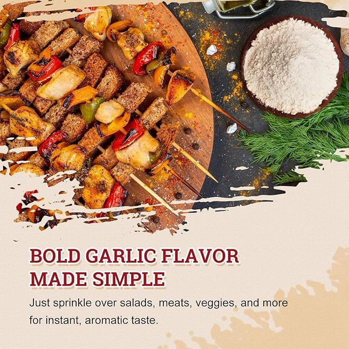 Detalle de 52USA 52-GCP-022-788A Garlic Powder, 22 oz, Non-GMO and Gluten-Free