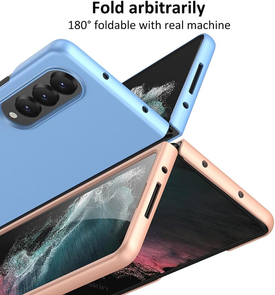 Thumbnail 2 de Panda Bobo Ultra-Thin Shockproof Case for Samsung Galaxy Z Fold 4 (Gold)