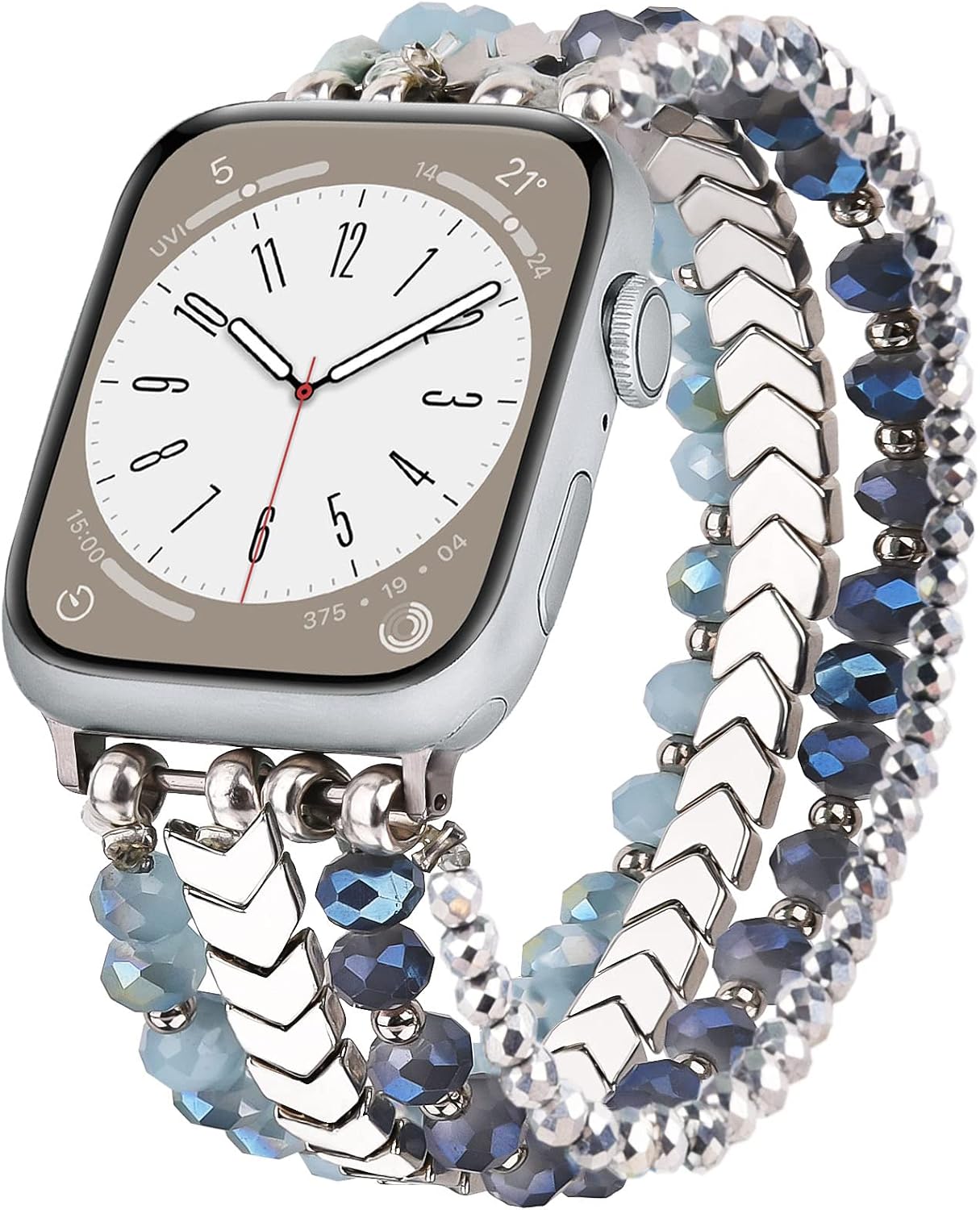 Detalle de V.R.HOPE beaded Apple Watch strap 44mm