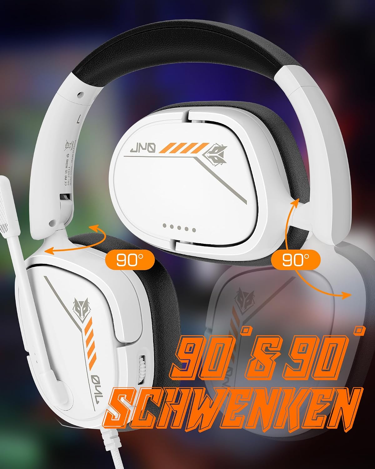 Thumbnail 6 de NUBWO HG04L Gaming-Headset 250 g