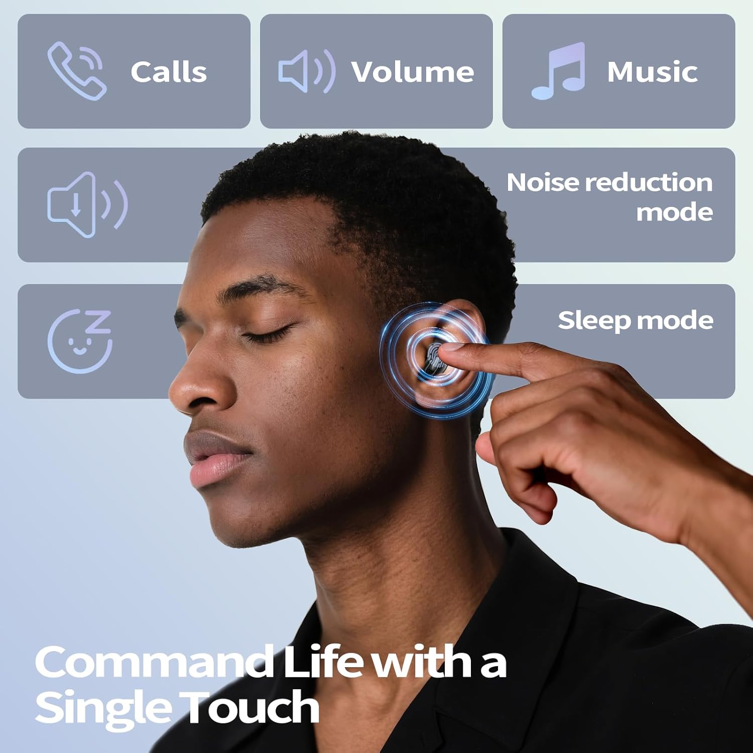 Thumbnail 5 de Wireless Earbuds with ANC and Sleep Mode for Side Sleepers