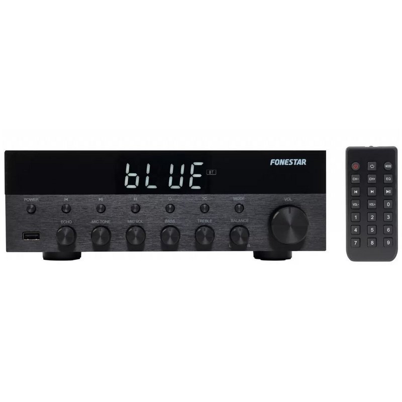 Detalle de Fonestar AS-1515: Amplificador Estéreo Hi-Fi 15+15 W RMS con Bluetooth/USB/FM