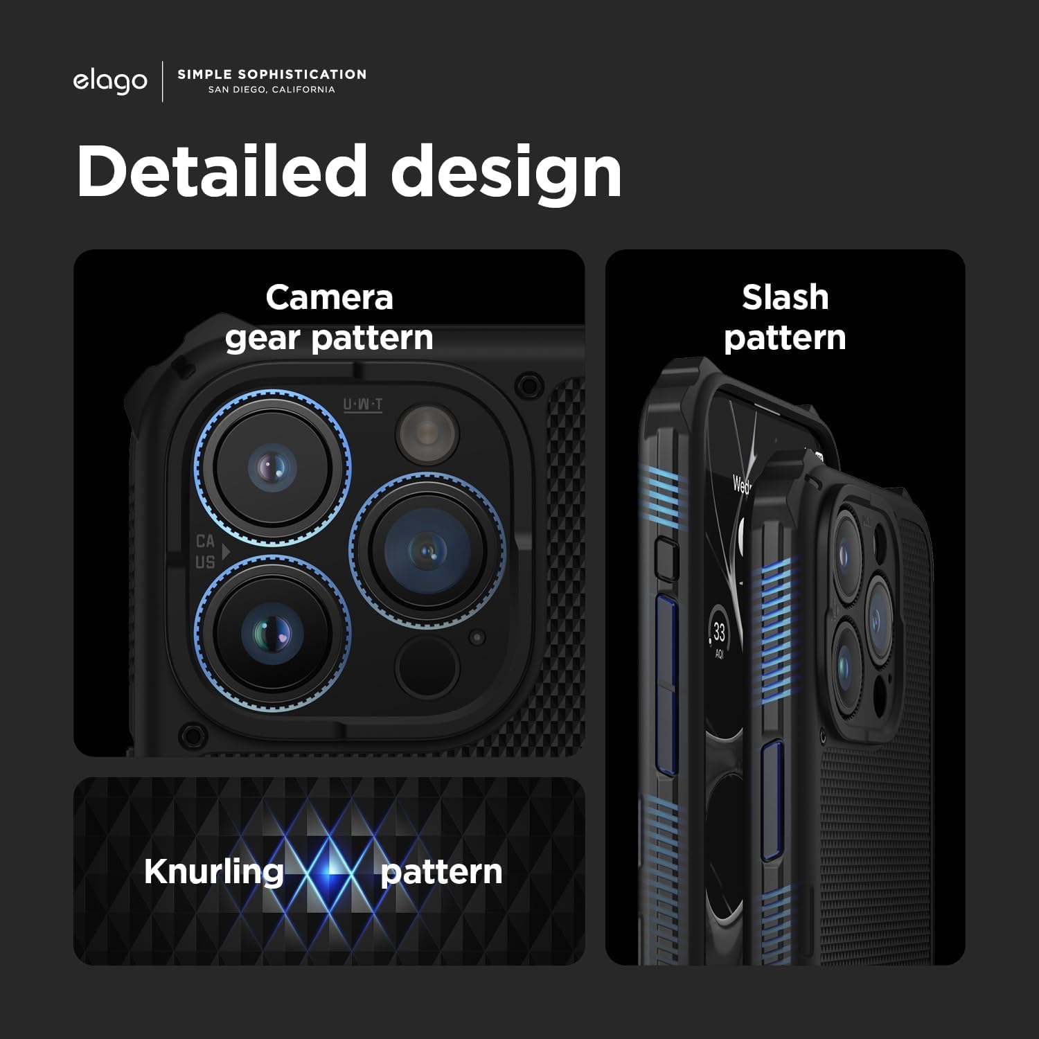 Thumbnail 4 de elago Cover Magnetica Armor per iPhone 15 Pro compatibile MagSafe in TPU + PC (Nero)
