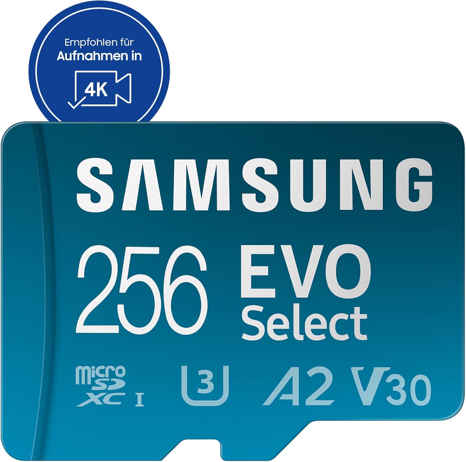 Thumbnail 1 de Samsung EVO Select (2024) microSD-Karte 256 GB + SD-Adapter – zuverlässiger Speicher für Smartphone und Tablet