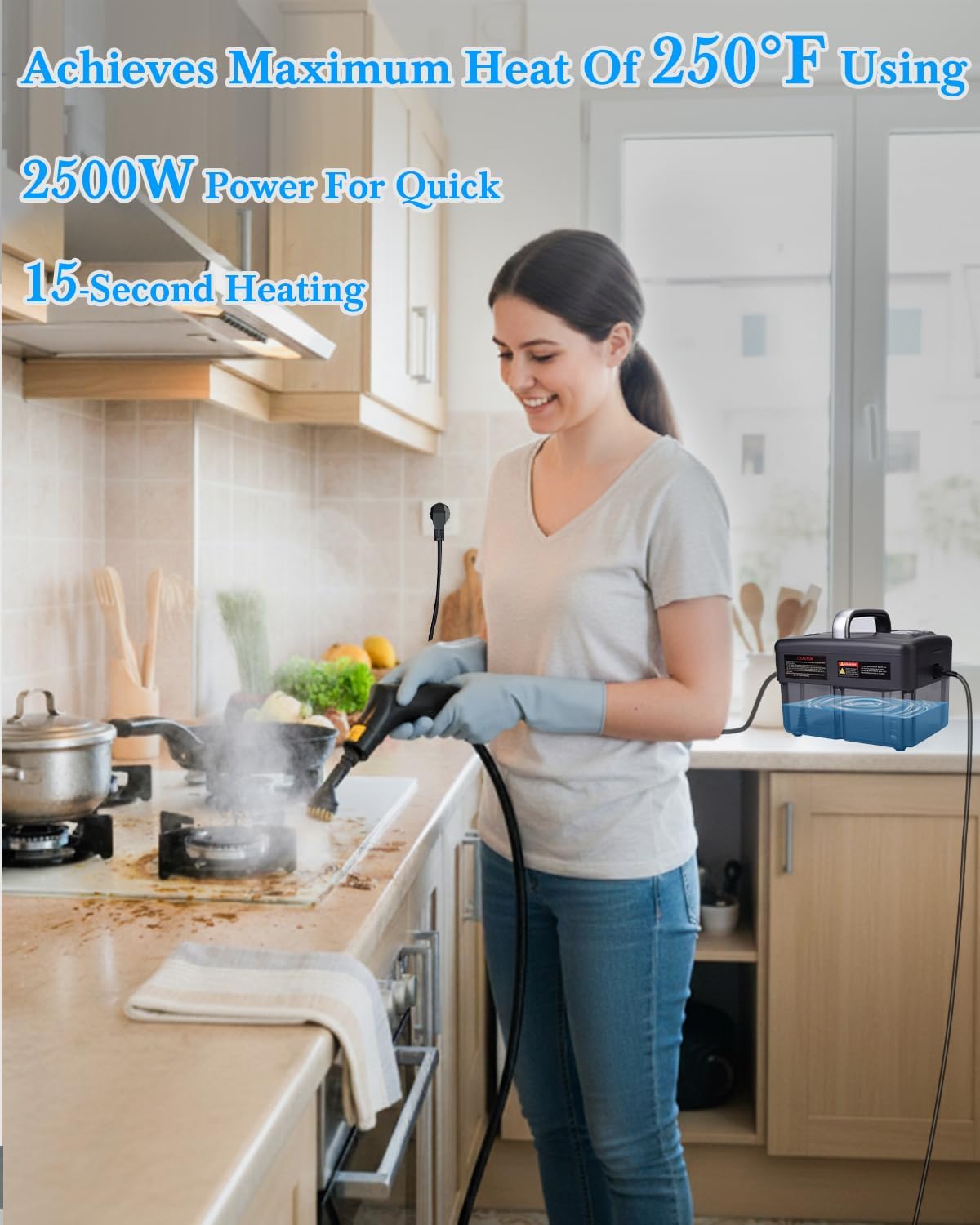 Detalle 2 de Mecmic Steam Cleaner Home 1600ML