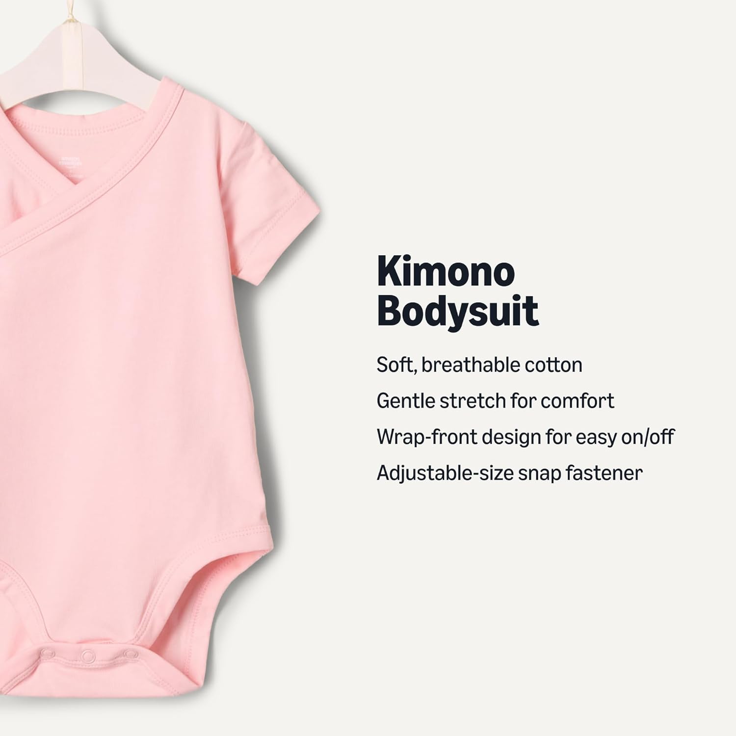 Thumbnail 1 de Amazon Essentials x Sofia Grainge unisex babies’ side snap short sleeve bodysuit, pack of 3