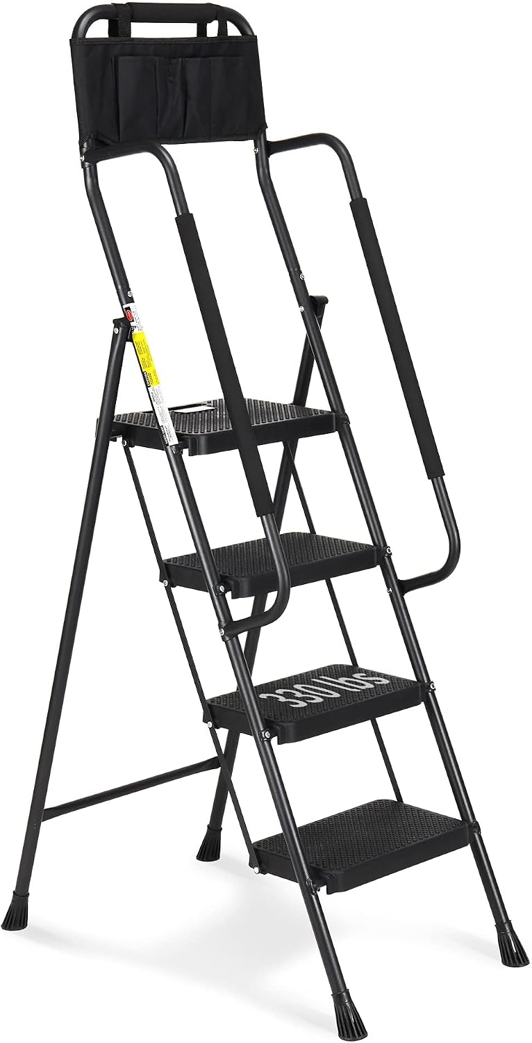 Detalle de HBTower Step Ladder with Handrails, 4-Step