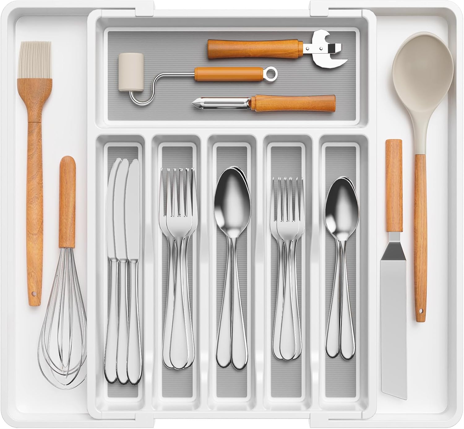 Thumbnail 6 de Lifewit Silverware Drawer Organizer, Expandable
